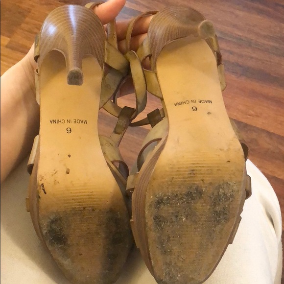 Tan Bohemian Platform Heels - Picture 4 of 5